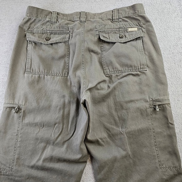 Woolrich Cargo Pants Men Size 38x30 Slate Gray Cotton Utility Work Outdoor - Picture 9 of 12